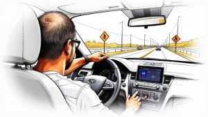 A driver navigating traffic safely after completing the best online traffic school Florida.