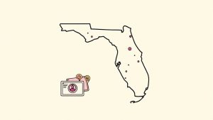 Una imagen que muestra cómo se suman los puntos en una licencia de conducir de Florida, un paso clave antes de considerar una escuela de tráfico en Florida.