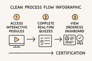 An infographic explaining that the National Highway Traffic Safety Administration (NHTSA) encourages driver education that uses engaging, modern traffic school formats