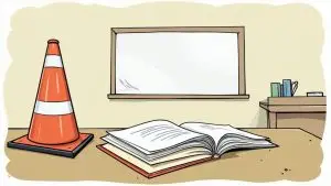 A person looking thoughtfully at a laptop screen, considering taking classes for traffic tickets.