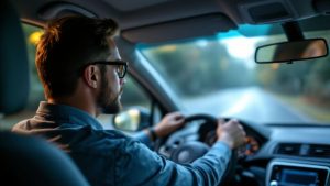 An alert driver skilled in defensive driving techniques. 