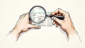 An illustration about options after receiving a speeding ticket.