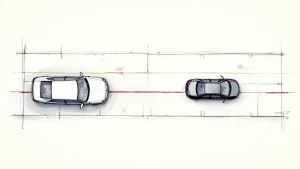 An infographic explaining how to parallel parking properly.