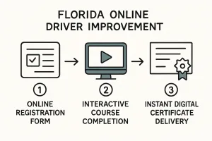 The step-by-step guide on what a florida online traffic school does have to get the certificate of completion.