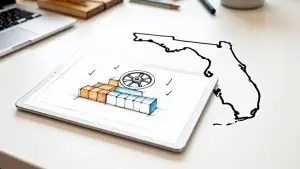 An infographic of Florida moving violations.