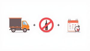 A red stop sign with a hand held up in front of it, symbolizing a restriction.