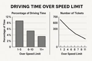 Infographic about how to avoid speeding tickets