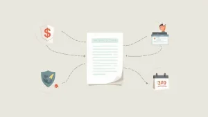 A document labeled 'Individual Return' connected to icons of financial security, personal data, global protection, and a calendar with '365'.