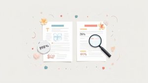 A person comparing car insurance quotes on a laptop and a smartphone.