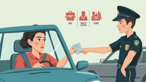 Close-up of a speed trap camera on the side of a highway