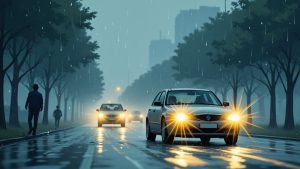 Use Headlights to Improve Visibility