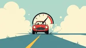 A driver looking exhausted at night, representing impaired driving.